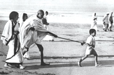 Gandhiji and Child