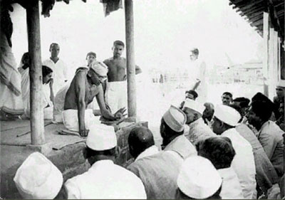 Gandhiji's meeting