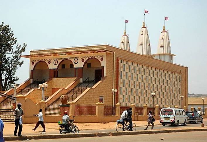 The Swaminarayan Temple in Kampala, Uganda