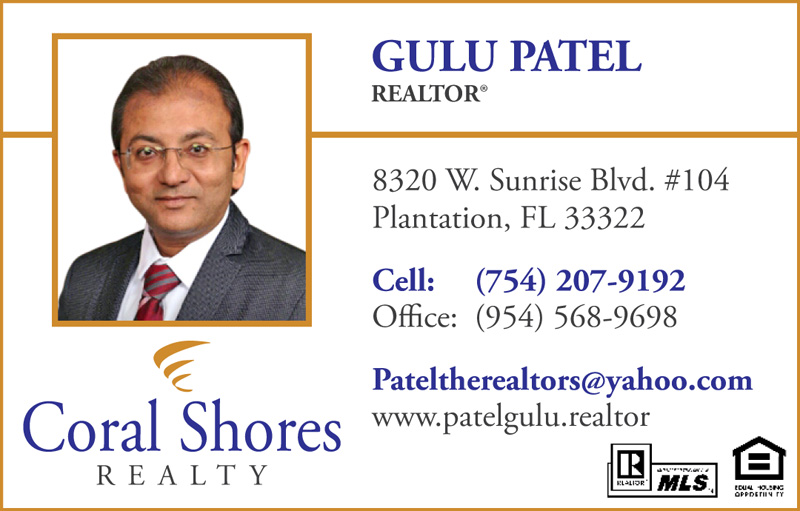 Coral Shores Realty-Gulu Patel