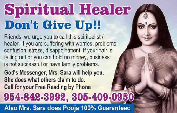 SPIRITUAL HEALER SARA