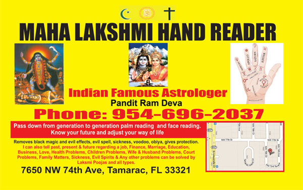 Maha Lakshmi Hand Reader