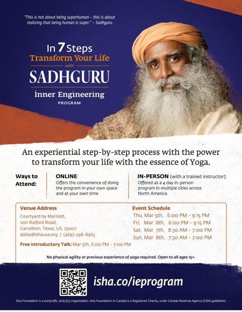  Inner Engineering In-person