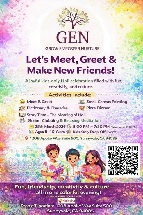  Kids Holi Celebration