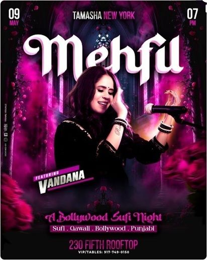 Manhattan Mehfil Live Bollywood Sufi Night