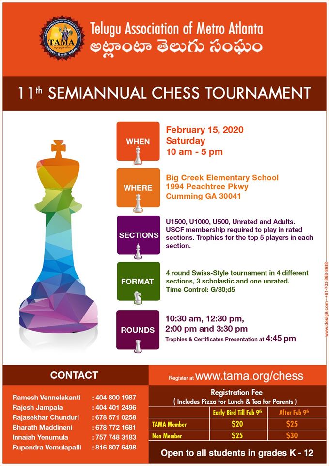 11th Semiannual Chess Tournament in Cumming