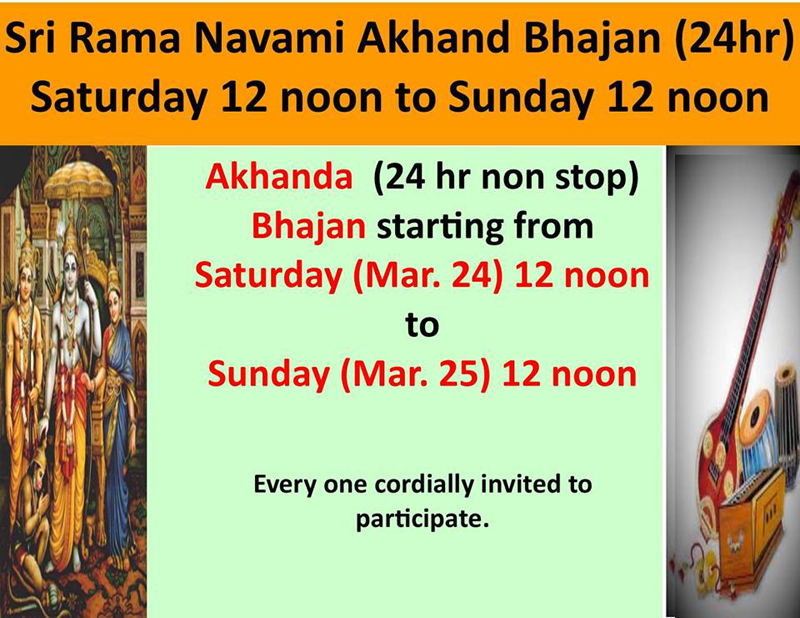 24 hrs of Bhajans