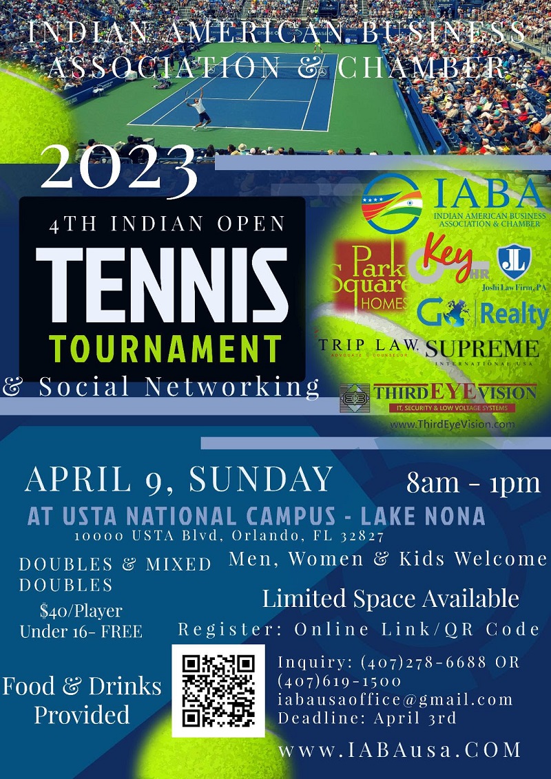 4th Indian Open Tennis Tournament