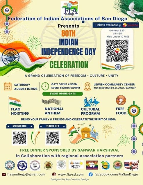 80th Independence Day Of India Celebration 80th Independence Day Of India Celebration