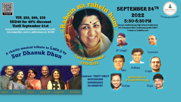 A Charity Musical Tribute To Lata Mangeshkar by Sur Dhanuk Dhun