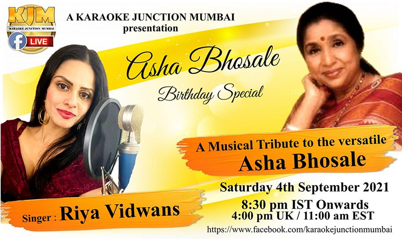 A Musical Tribute to the versatile Asha Bhosale