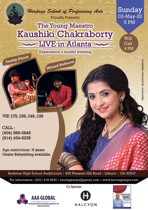 A Soulful Evening with Kaushiki Chakraborty in Lilburn