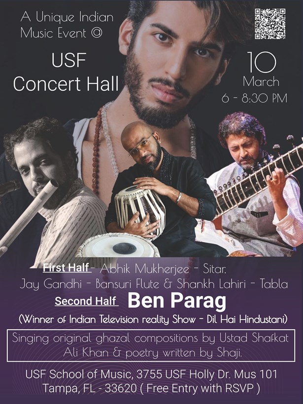 A Very Unique Ghazal Ensemble with Ben Parag - winner of Indian Television Reality Show Dil Hai Hindustani