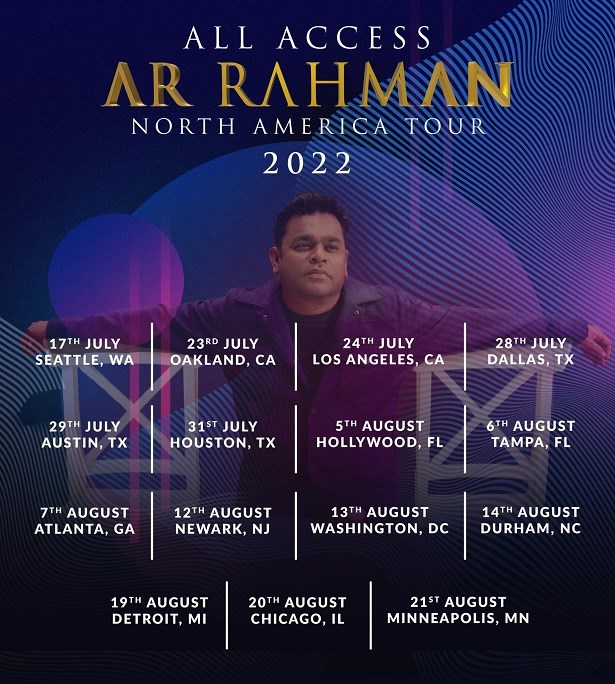 AR Rahman Live In Concert 2022 - Atlanta