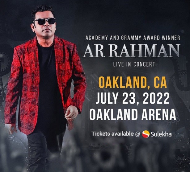 AR Rahman Live in Concert 2022- Bay Area