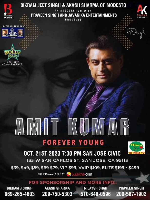 Amit Kumar Forever Young in Sanjose