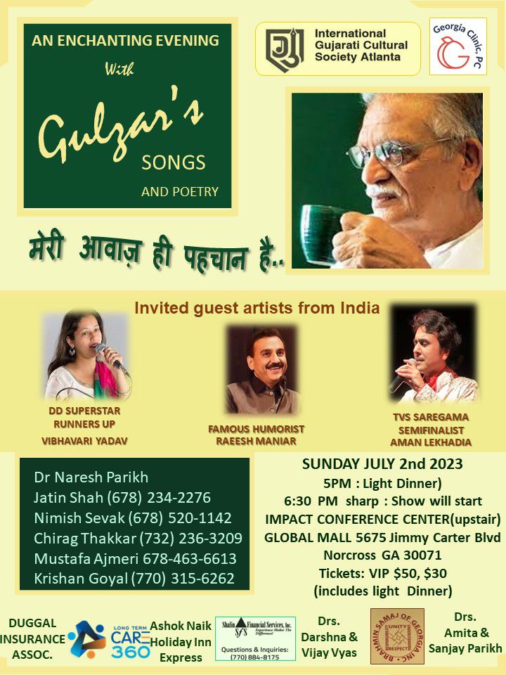 An Enchanting Evening with Gulzar