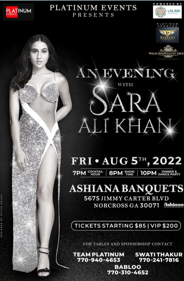 An Evening with Sara Ali Khan