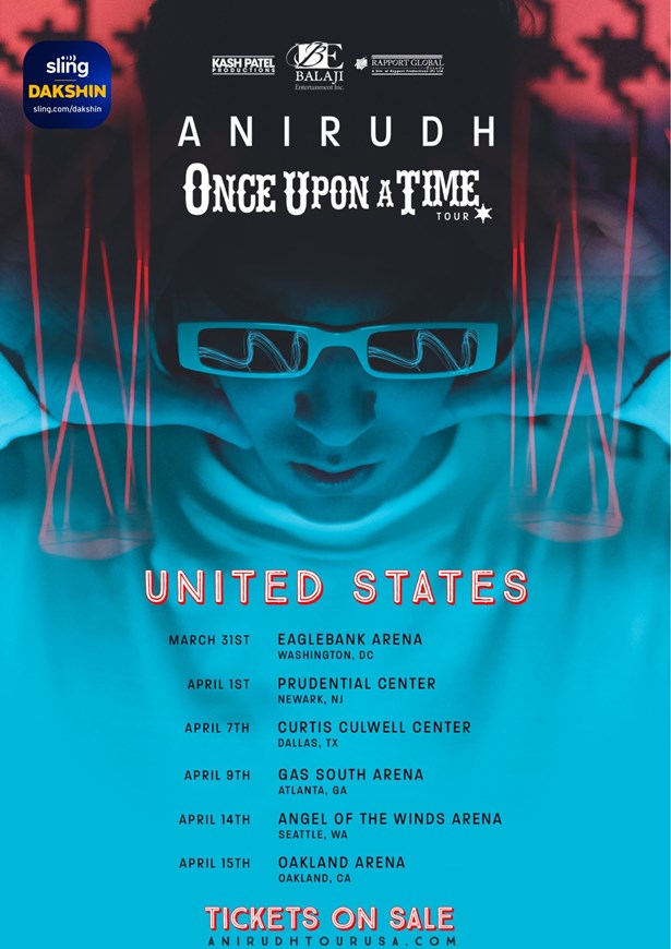 Anirudh Once Upon A Time Tour Live In Seattle 