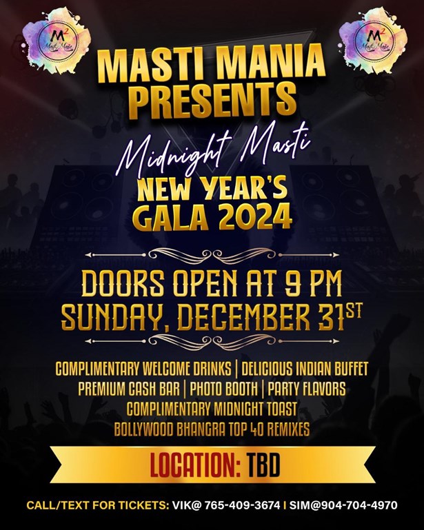 Annual Midnight Masti NYE Gala 2024