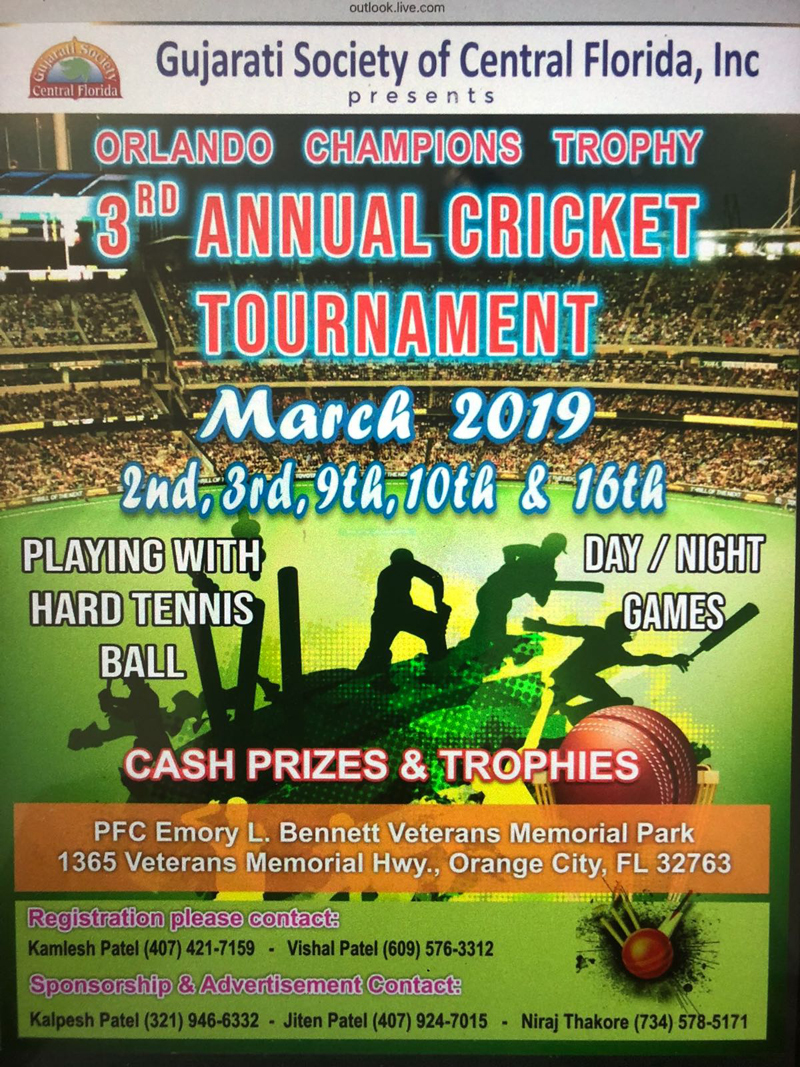 3rd Annual Cricket Tournament
