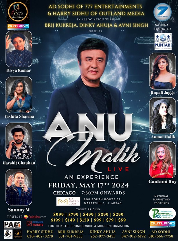 Anu Malik Live In Chicago 2024