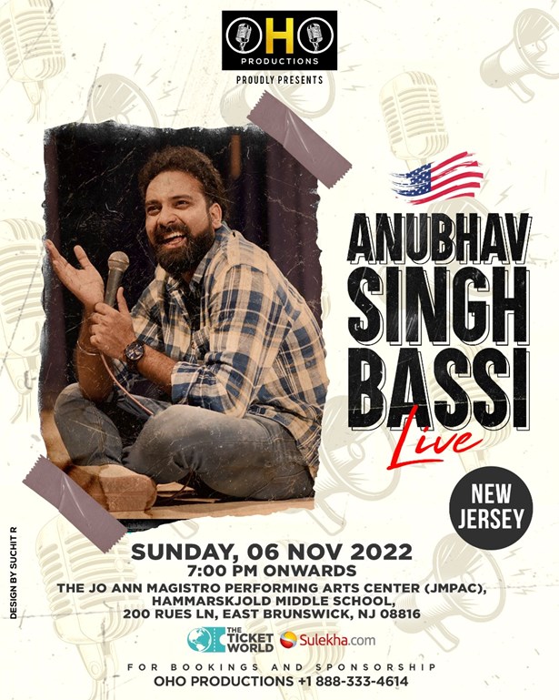 Anubhav Singh Bassi Stand-Up Comedy - Live in New Jersey