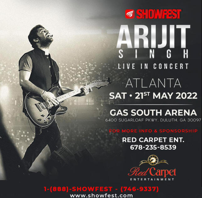 Arijit Singh Live in Atlanta