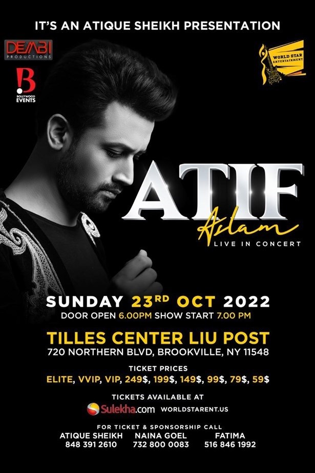 Atif Aslam Live In Concert - New York 2022