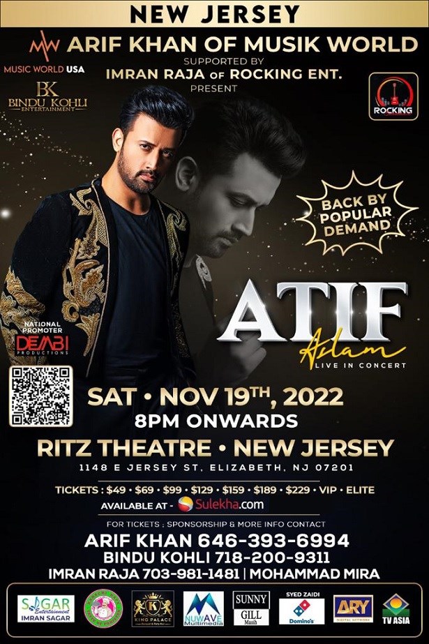 Atif Aslam Live in New Jersey