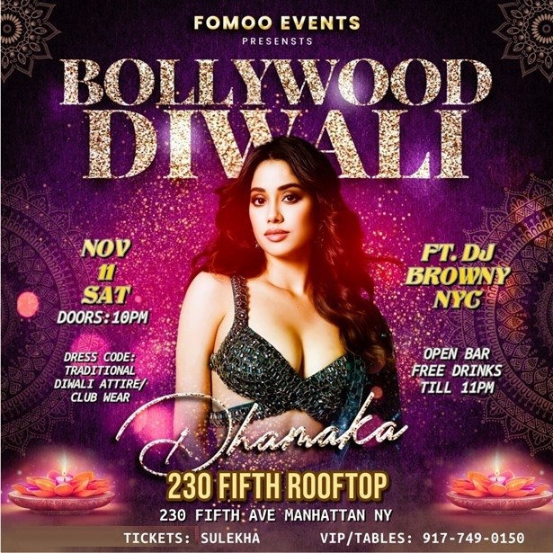 BOLLYWOOD DIWALI DHAMAKA- 230 FIFTH ROOFTOP BAR