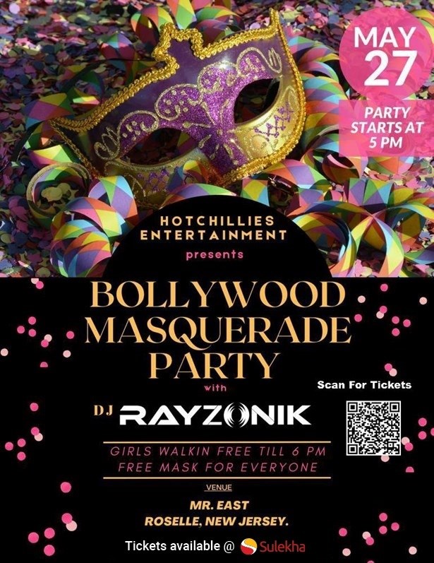 BOLLYWOOD MASQUERADE PARTY