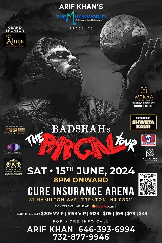 Badshahs The Paagal Tour In New Jersey