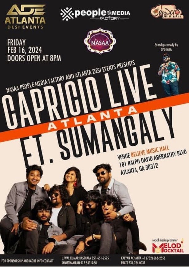 Band Capricio Live Atlanta (Age 21+)