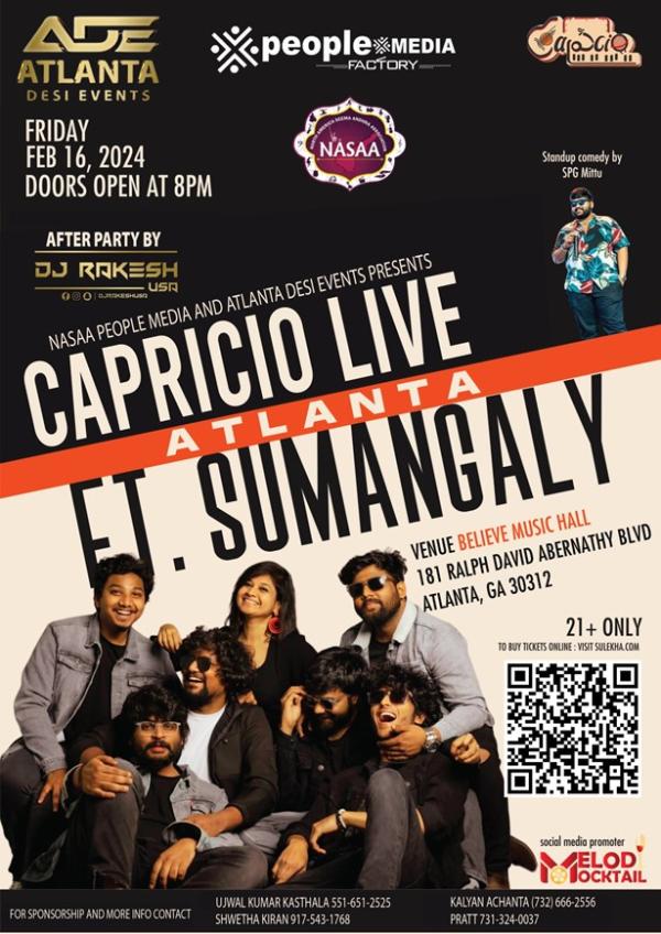 Band Capricio Live In Atlanta (Age 21+)