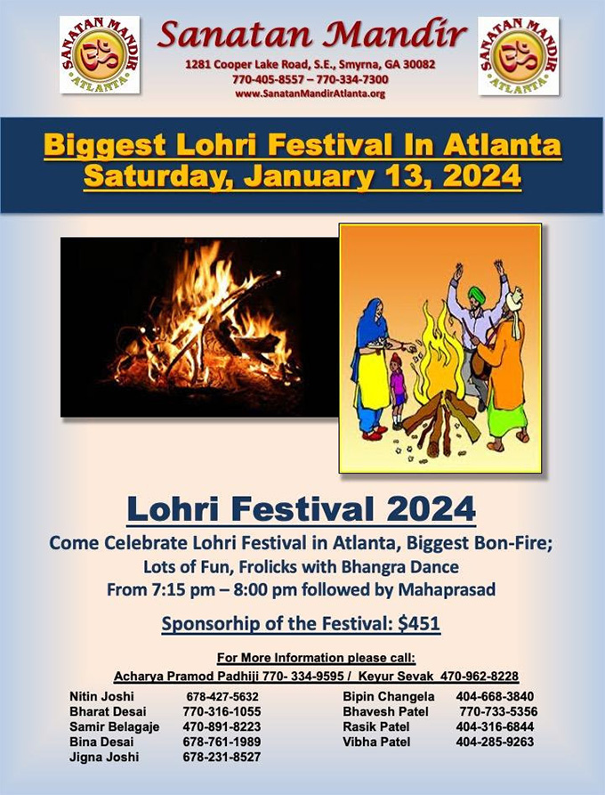Biggest Lohri Festival in Atlanta