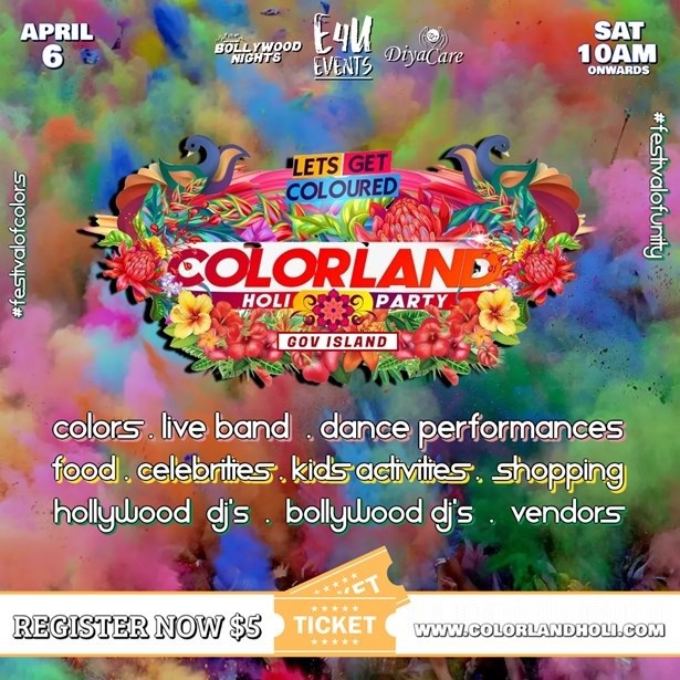 Biggest Spring Festival of colors COLORLAND HOLI