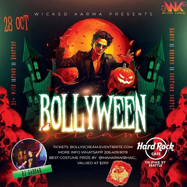 Bollyween SCREAM w/DJ Gabbar - Last Bollywood Party at Hard Rock Cafe 