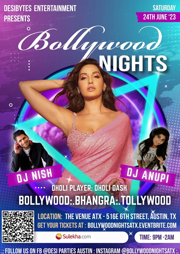 Bollywood Dance Party with DJ NISH and DJ ANUPI
