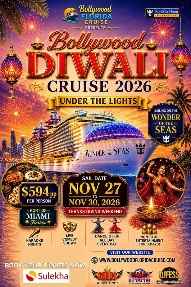 Bollywood Diwali Cruise 2026