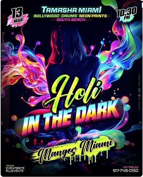 Bollywood Holi In The Dark