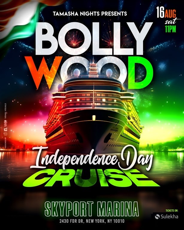 Bollywood Independence Cruise Party At Skyport Marina