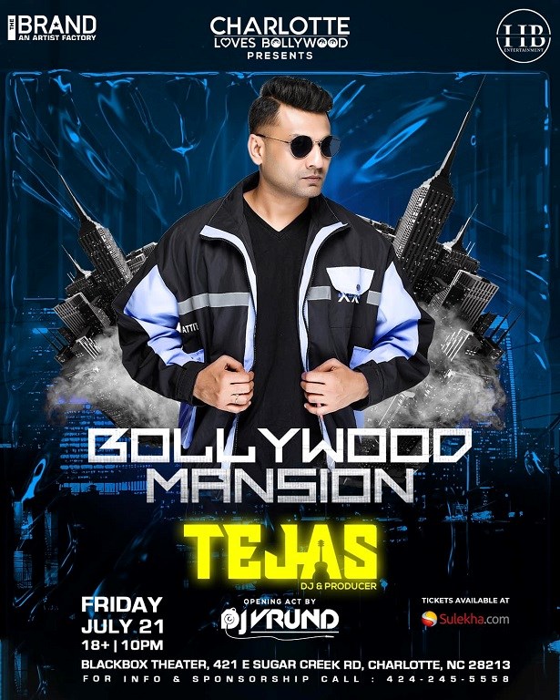 Bollywood Mansion - DJ Tejas Live in Charlotte
