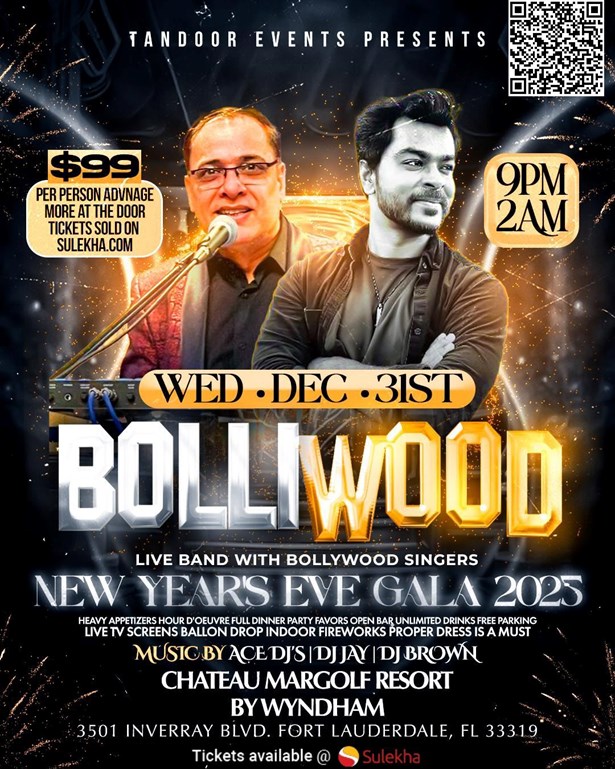 Bollywood New Year’s Eve Gala 2025