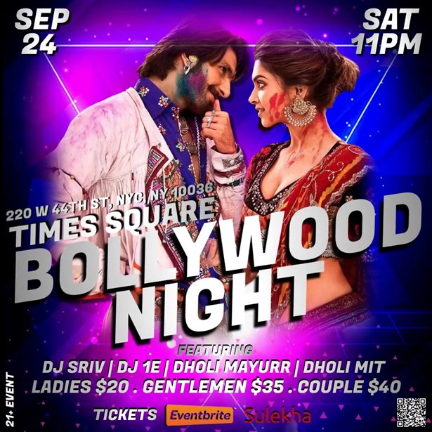 Bollywood Night Desi Party- Times Square