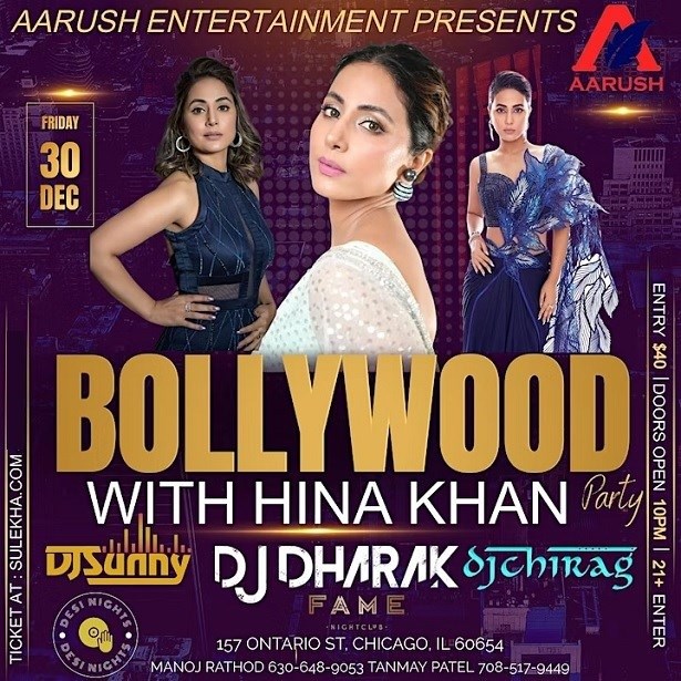 Bollywood Night With Hina Khan