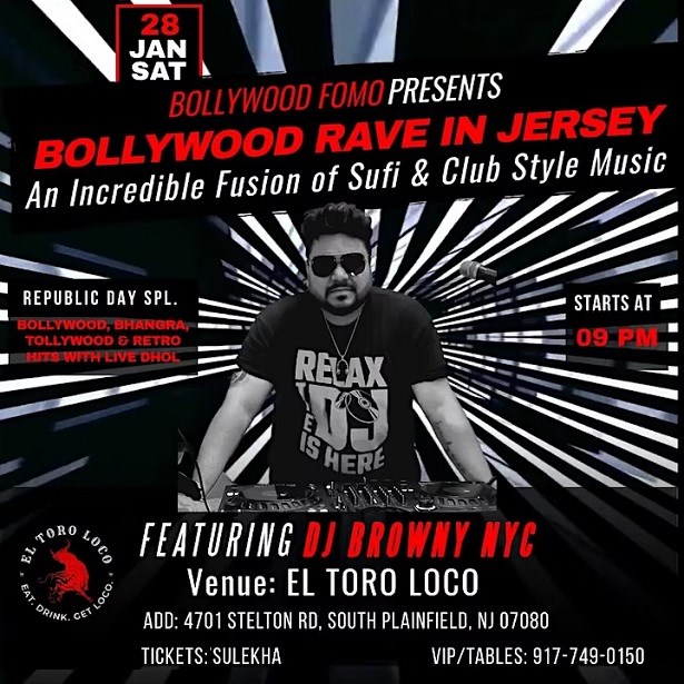 Bollywood Rave in Jersey Maab