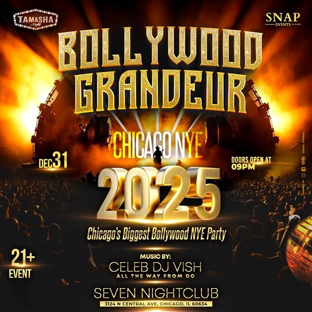 CHICAGO BOLLYWOOD GRANDEUR NYE 2025 NIGHTCLUB