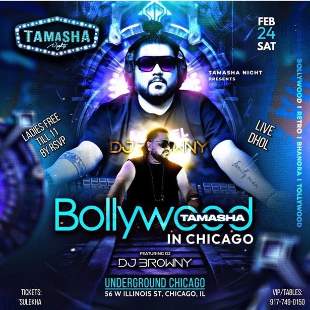 CHICAGO BOLLYWOOD PARTY FT. DJ BROWNY NIGHTCLUB