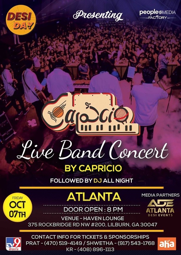Capricio Band - Live in Concert! - Atlanta